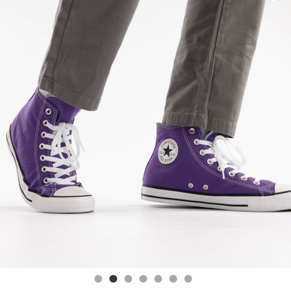 Converse Purple High-Top Sneakers